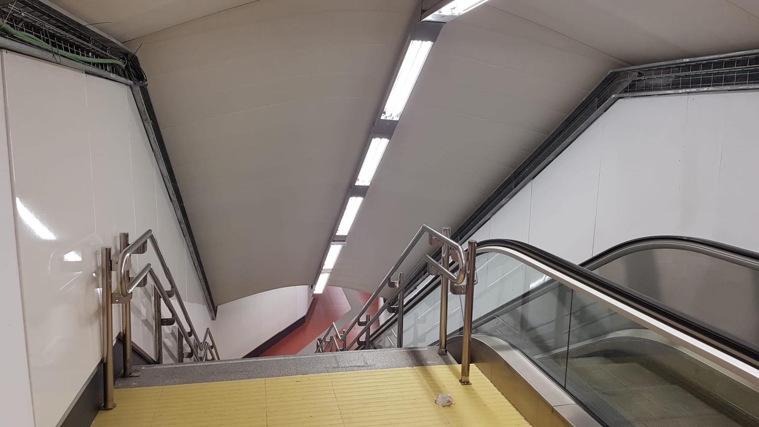 Luces en el Metro de Madrid