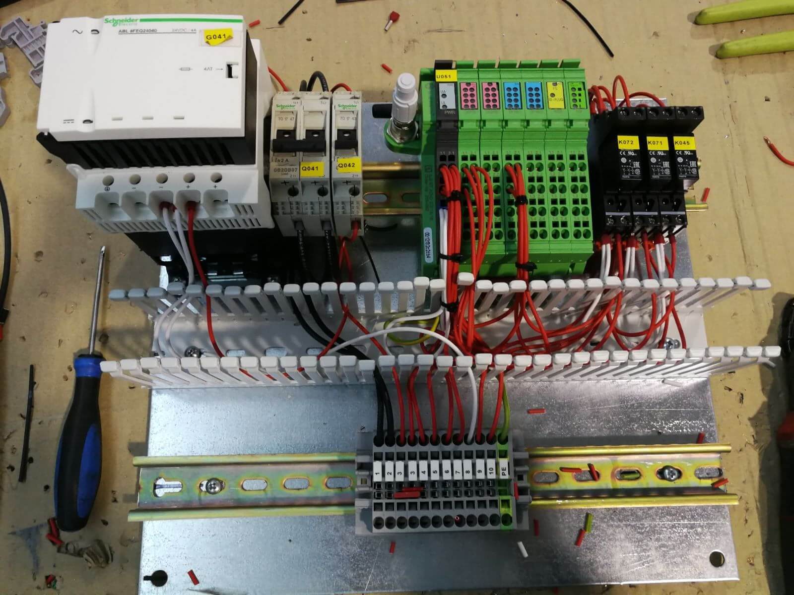 cuadro de control
